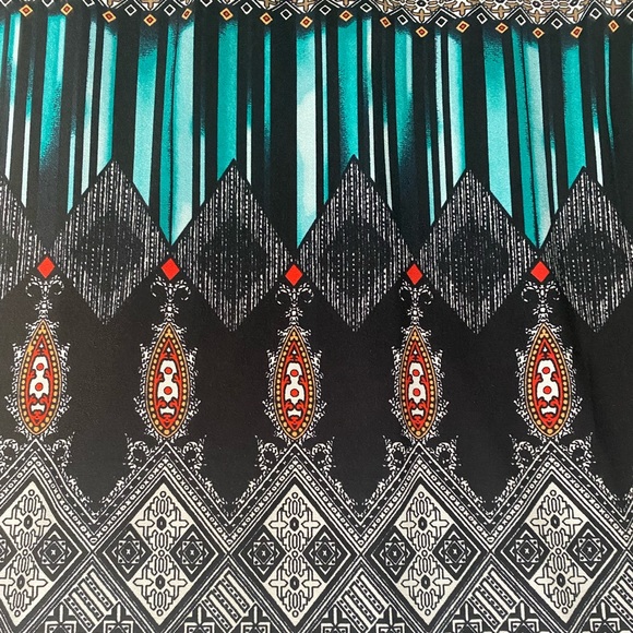 Cache Crew Neck 3/4 Sleeve MIDI Bodycon Dress Women's Size Medium - Picture 5 of 7